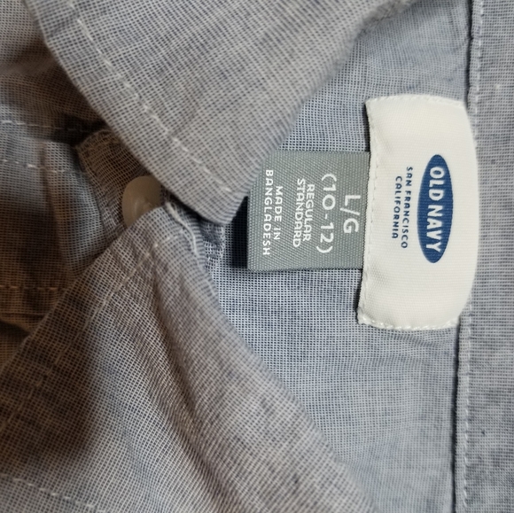 Old Navy Buttoned Up Shirts Bundle Boy's Size L 10-12 - Picture 11 of 16
